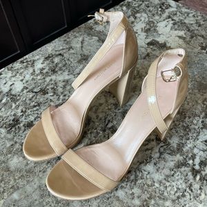 Stuart Weitzman NearlyNude Ankle Strap Sandal